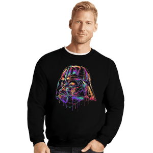 Shirts Crewneck Sweater, Unisex / Small / Black Colorful Villain