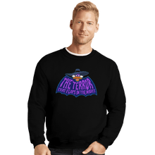 Load image into Gallery viewer, Shirts Crewneck Sweater, Unisex / Small / Black The Terror That Flaps
