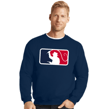 Load image into Gallery viewer, Daily_Deal_Shirts Crewneck Sweater, Unisex / Small / Navy Major League Archaeology
