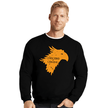 Load image into Gallery viewer, Shirts Crewneck Sweater, Unisex / Small / Black Chocobo Is Coming
