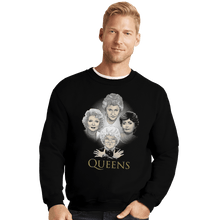 Load image into Gallery viewer, Shirts Crewneck Sweater, Unisex / Small / Black Golden Queens
