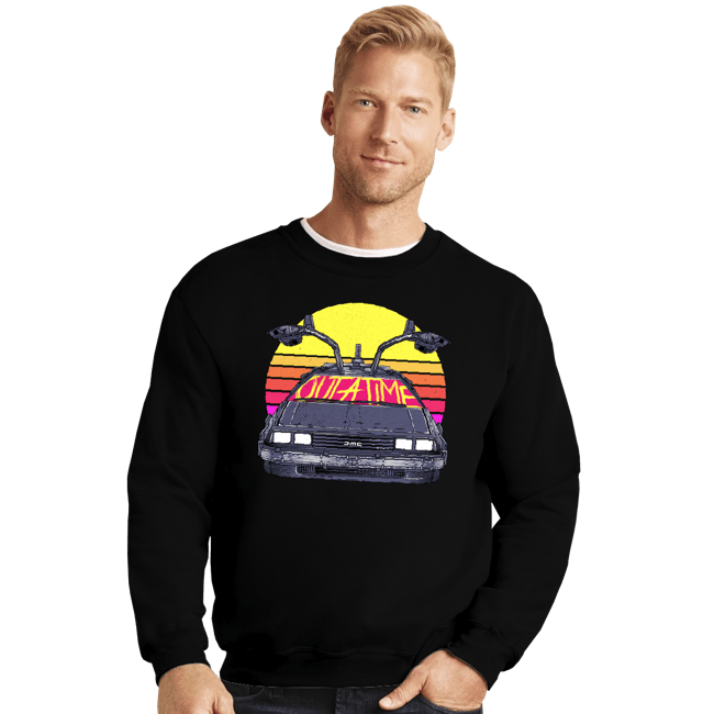 Secret_Shirts Crewneck Sweater, Unisex / Small / Black 80s Outatime