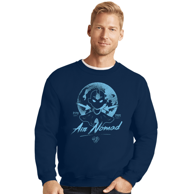 Shirts Crewneck Sweater, Unisex / Small / Navy Moonlight Air Nomad