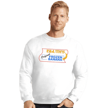Load image into Gallery viewer, Secret_Shirts Crewneck Sweater, Unisex / Small / White Bluth Bananas
