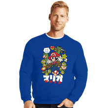 Load image into Gallery viewer, Daily_Deal_Shirts Crewneck Sweater, Unisex / Small / Royal Blue Plumbing Pro
