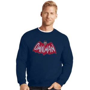 Daily_Deal_Shirts Crewneck Sweater, Unisex / Small / Navy Omni Knight