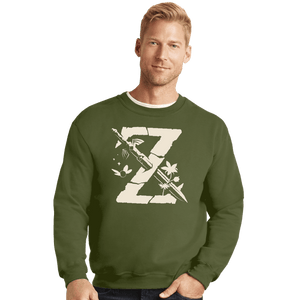 Secret_Shirts Crewneck Sweater, Unisex / Small / Military Green Legacy