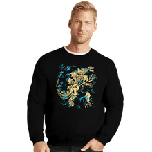 Load image into Gallery viewer, Daily_Deal_Shirts Crewneck Sweater, Unisex / Small / Black Kaiju Fossils
