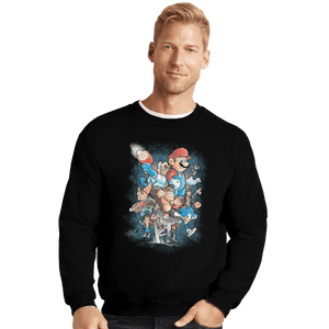 Shirts Crewneck Sweater, Unisex / Small / Black Characters
