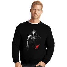 Load image into Gallery viewer, Shirts Crewneck Sweater, Unisex / Small / Black One Winged Angel Ink
