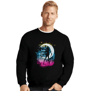 Shirts Crewneck Sweater, Unisex / Small / Black Sailor Moon Storm