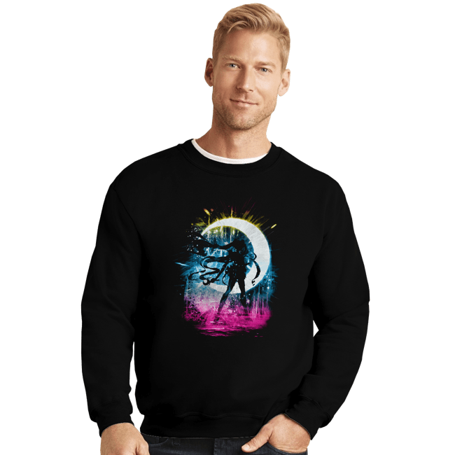 Shirts Crewneck Sweater, Unisex / Small / Black Sailor Moon Storm