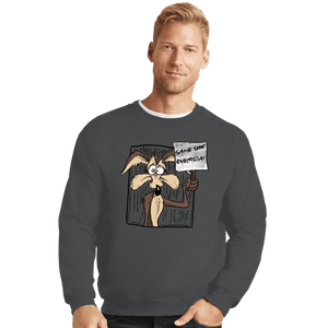 Daily_Deal_Shirts Crewneck Sweater, Unisex / Small / Charcoal Same As It Ever Was