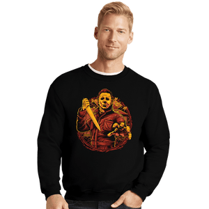 Daily_Deal_Shirts Crewneck Sweater, Unisex / Small / Black The Haddonfield Slasher