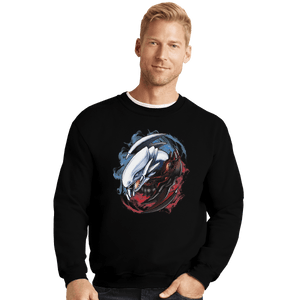 Shirts Crewneck Sweater, Unisex / Small / Black Yu-Yin-Yang-Oh!