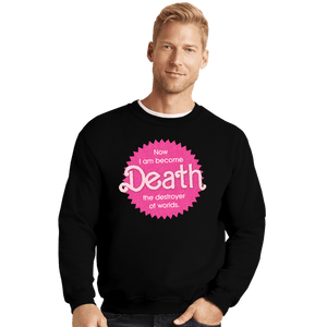 Daily_Deal_Shirts Crewneck Sweater, Unisex / Small / Black Pinkheimer