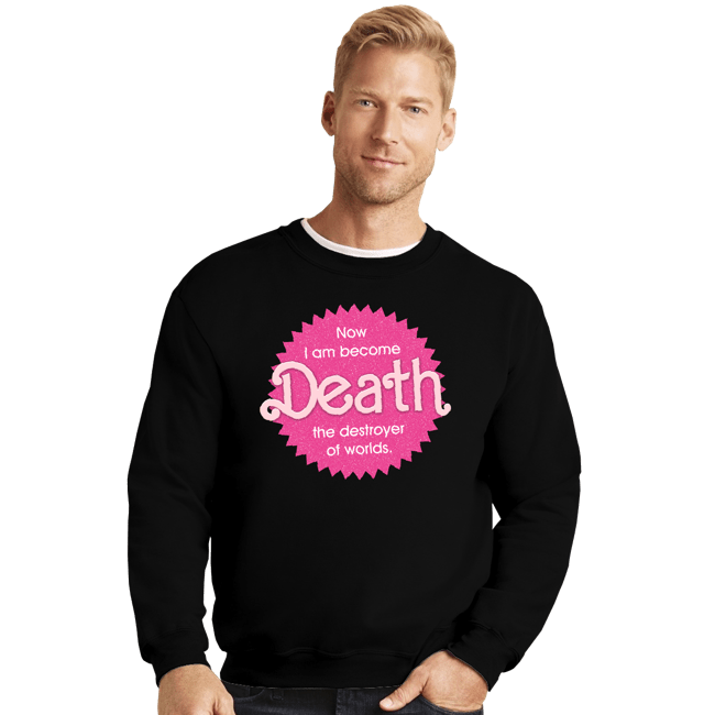 Daily_Deal_Shirts Crewneck Sweater, Unisex / Small / Black Pinkheimer