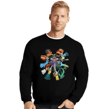 Load image into Gallery viewer, Shirts Crewneck Sweater, Unisex / Small / Black Darkwick Duck
