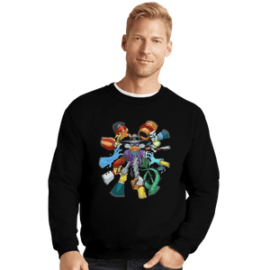 Shirts Crewneck Sweater, Unisex / Small / Black Darkwick Duck