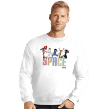 Load image into Gallery viewer, Shirts Crewneck Sweater, Unisex / Small / White Space Girls
