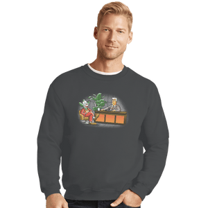 Shirts Crewneck Sweater, Unisex / Small / Charcoal TV Show