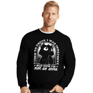 Secret_Shirts Crewneck Sweater, Unisex / Small / Black Not Sure
