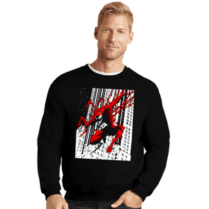 Daily_Deal_Shirts Crewneck Sweater, Unisex / Small / Black New York Carnage