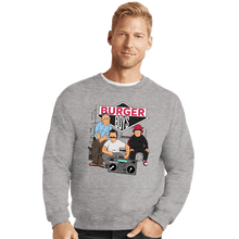 Load image into Gallery viewer, Daily_Deal_Shirts Crewneck Sweater, Unisex / Small / Sports Grey The Burger Boys
