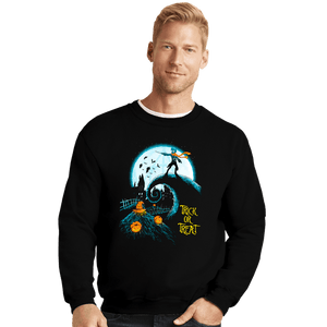 Secret_Shirts Crewneck Sweater, Unisex / Small / Black Wizardry Night
