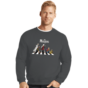 Secret_Shirts Crewneck Sweater, Unisex / Small / Charcoal Masters Road