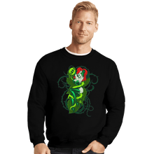 Load image into Gallery viewer, Shirts Crewneck Sweater, Unisex / Small / Black Poison Ivy
