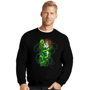 Shirts Crewneck Sweater, Unisex / Small / Black Poison Ivy