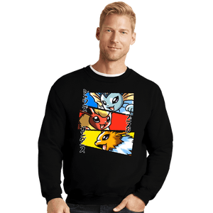 Shirts Crewneck Sweater, Unisex / Small / Black Evolutions