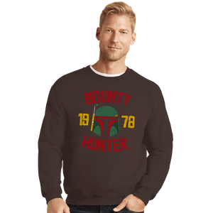 Secret_Shirts Crewneck Sweater, Unisex / Small / Dark Chocolate Bounty Hunter 78