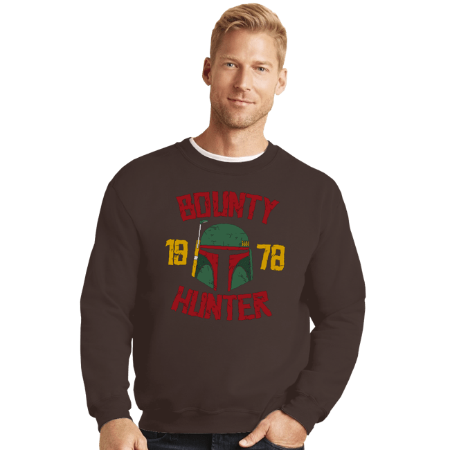Secret_Shirts Crewneck Sweater, Unisex / Small / Dark Chocolate Bounty Hunter 78