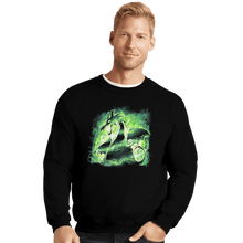 Load image into Gallery viewer, Secret_Shirts Crewneck Sweater, Unisex / Small / Black Power Dragon
