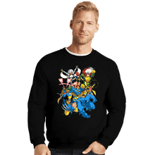 Load image into Gallery viewer, Secret_Shirts Crewneck Sweater, Unisex / Small / Black 90s Mutant
