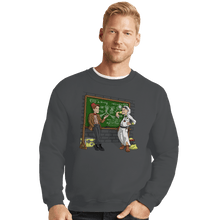 Load image into Gallery viewer, Shirts Crewneck Sweater, Unisex / Small / Charcoal With A Little Help
