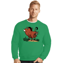 Load image into Gallery viewer, Daily_Deal_Shirts Crewneck Sweater, Unisex / Small / Irish Green Savannah Detective
