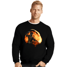 Load image into Gallery viewer, Daily_Deal_Shirts Crewneck Sweater, Unisex / Small / Black Fire Bender Orb

