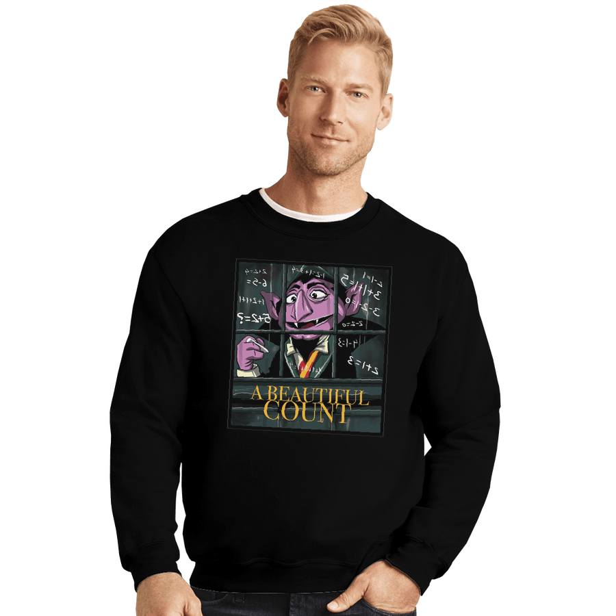 Shirts Crewneck Sweater, Unisex / Small / Black A Beautiful Count