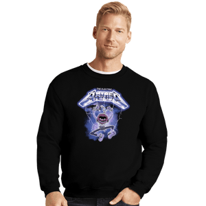 Daily_Deal_Shirts Crewneck Sweater, Unisex / Small / Black The Electric Mayhem Metal