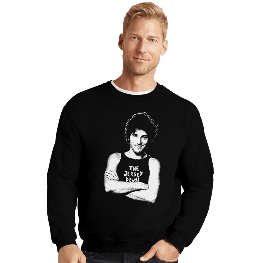 Shirts Crewneck Sweater, Unisex / Small / Black Jersey Devil