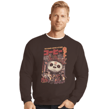 Load image into Gallery viewer, Shirts Crewneck Sweater, Unisex / Small / Dark Chocolate Black Coffee Attack
