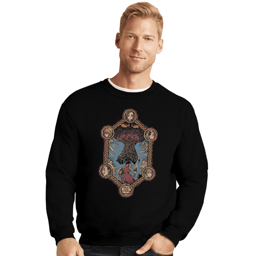 Shirts Crewneck Sweater, Unisex / Small / Black The Luminary