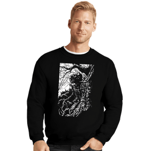 Shirts Crewneck Sweater, Unisex / Small / Black PumpkinHead