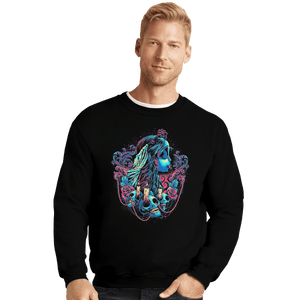 Shirts Crewneck Sweater, Unisex / Small / Black Colorful Bride