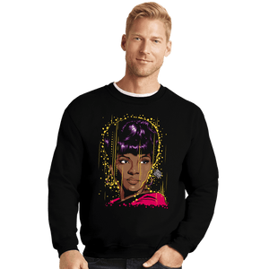 Daily_Deal_Shirts Crewneck Sweater, Unisex / Small / Black Energize