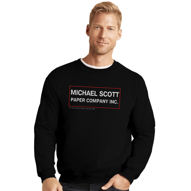 Shirts Crewneck Sweater, Unisex / Small / Black Michael Scott Paper Company