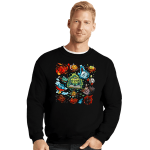 Shirts Crewneck Sweater, Unisex / Small / Black World Of Dice